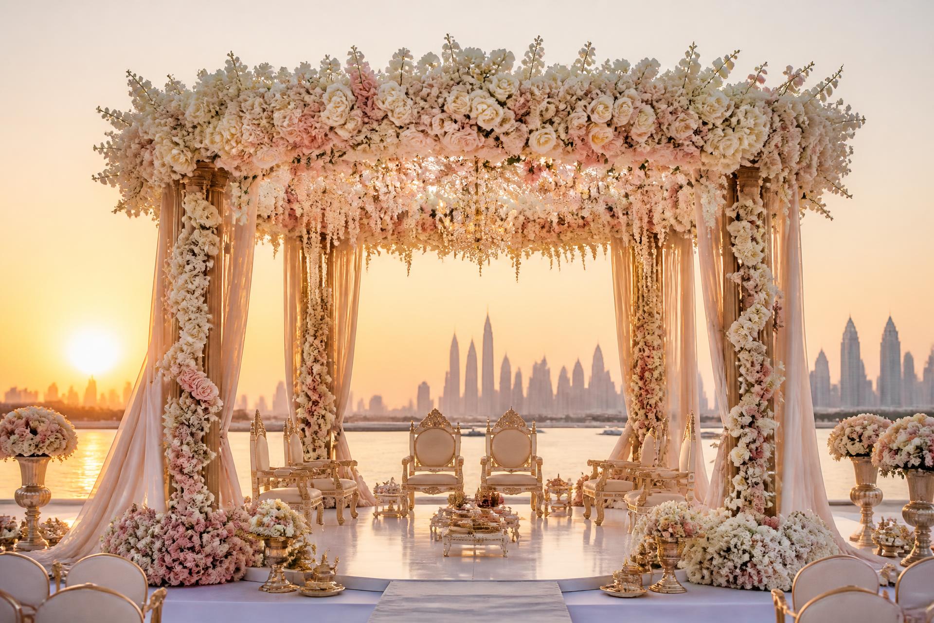 Luxury event décor by Wishing Well Dubai